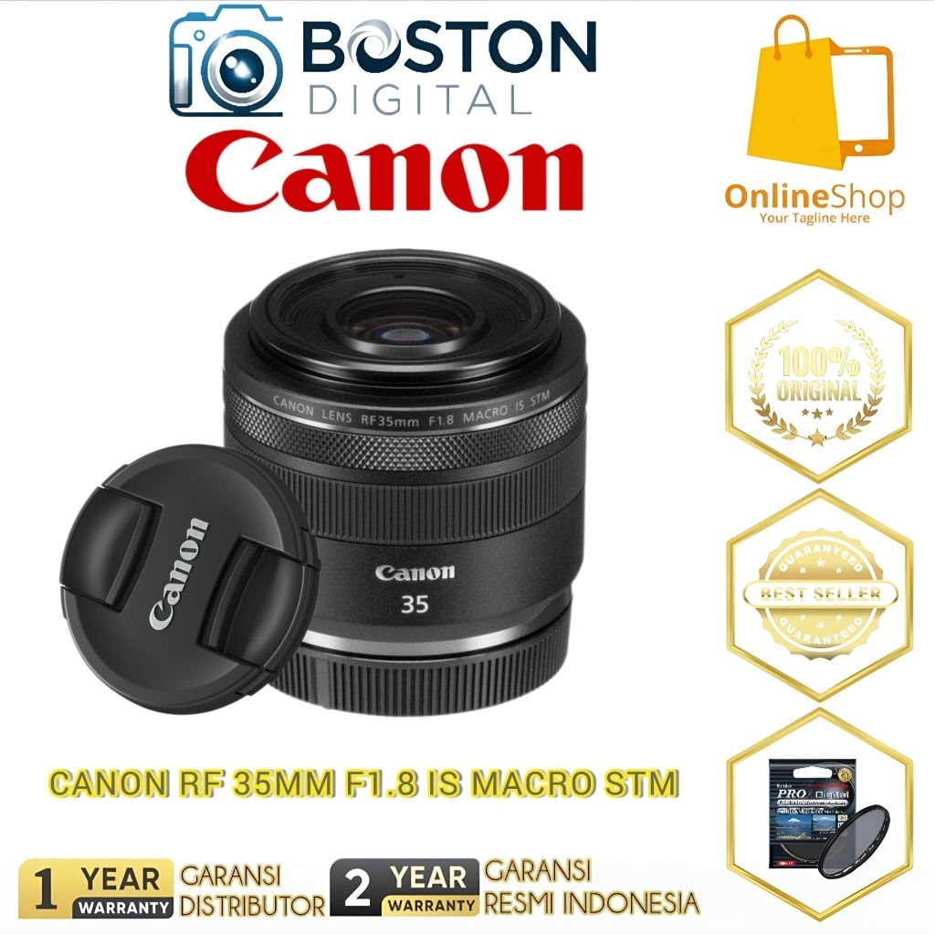 LENSA CANON RF 35MM F1.8 IS MACRO STM / CANON RF 35MM F1.8 IS MACRO