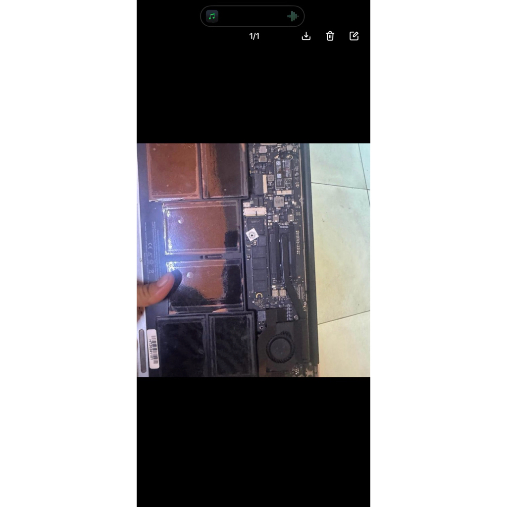 logicboard only macbook air rusak mati total