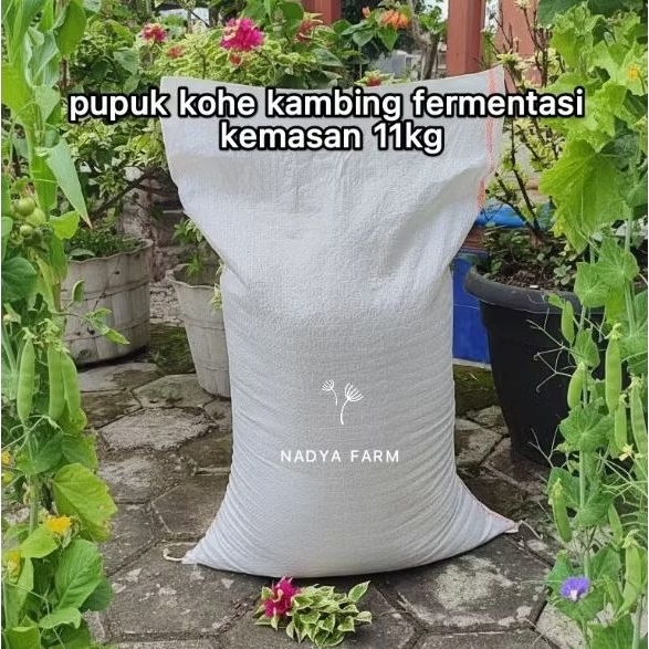 kohe kambing murni fermentasi kemasan karung 25kg