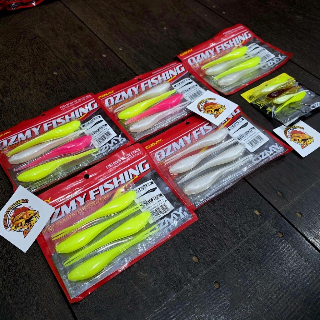 UMPAN SOFTLURE OZMY BABY SILENCER 12CM SUPER BABY SILENCER 8CM