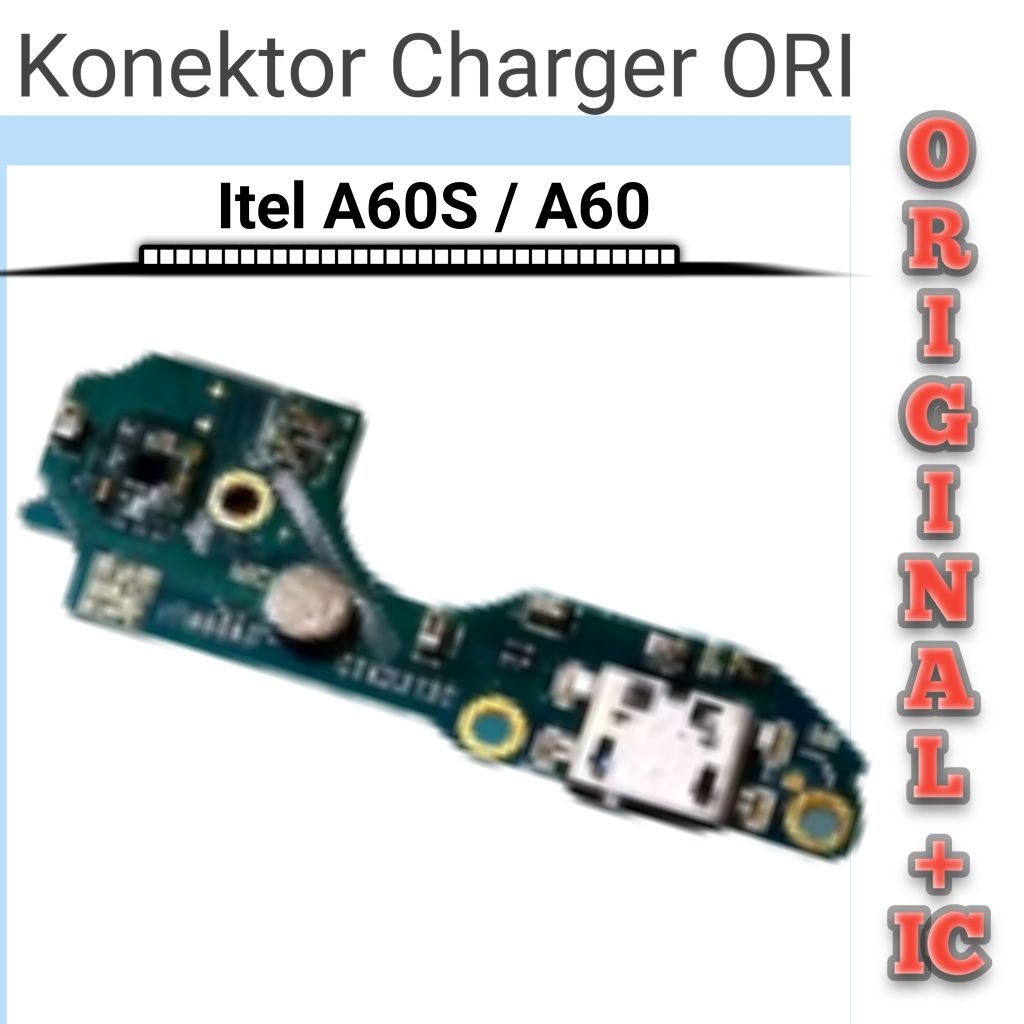 Konektor Charger ITEL A60S / A60 Ori Papan cas Flexible konektor charger Itel A60S / Itel A60