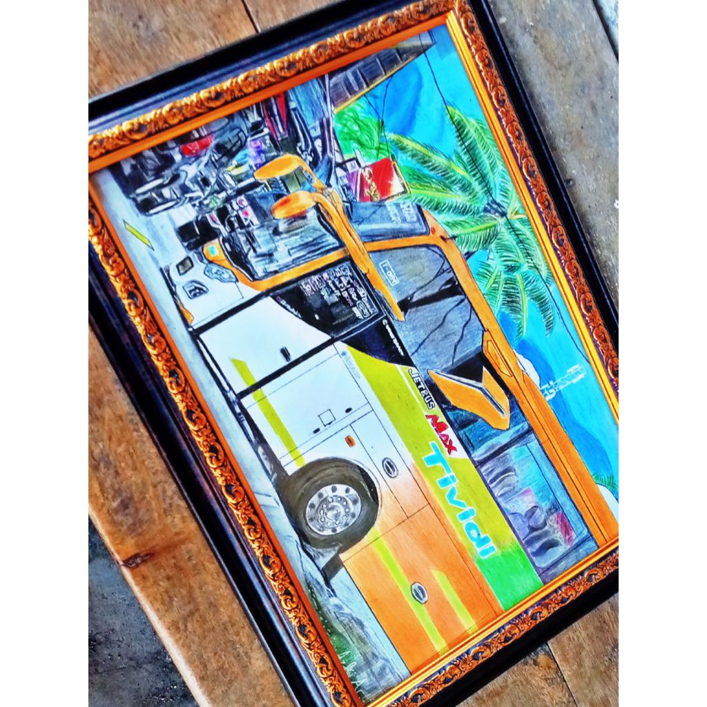 JUAL DEKORASI GAMBAR TERMURAH. NISSAN GTR R35, BUS TIVIDI, BUS BEST PREMIUM