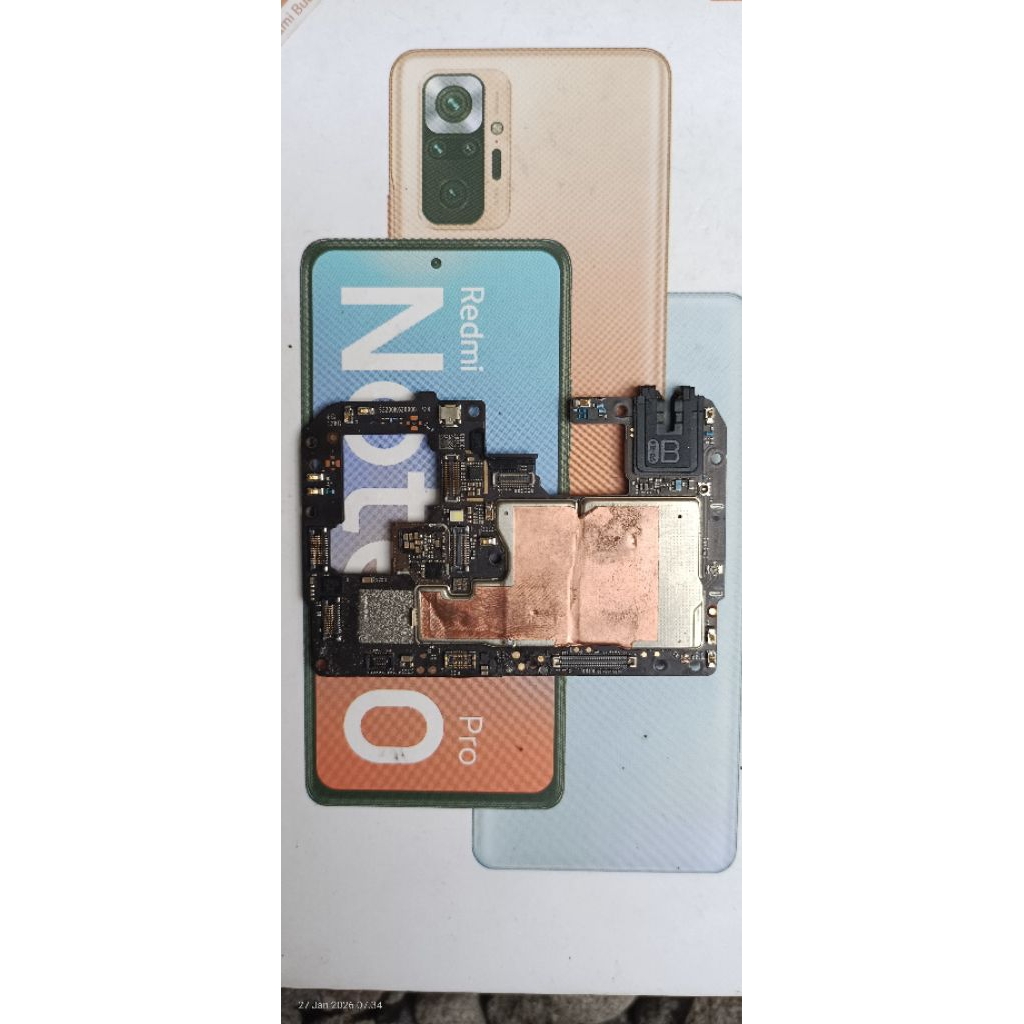 Mesin Redmi Note 10 Pro matot original copotan