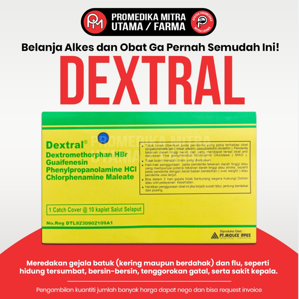 Dextral Tab/Obat Batuk pilek /Strip