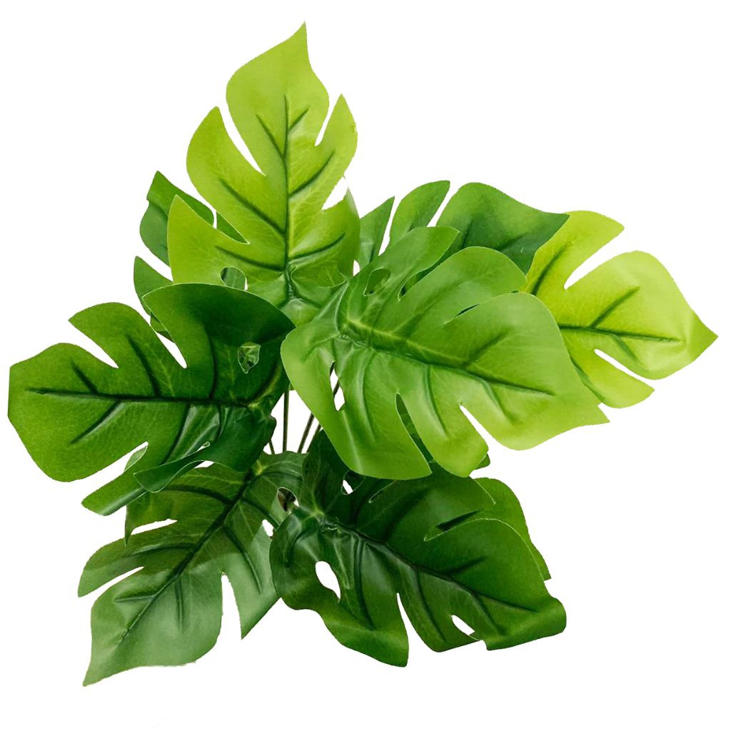 AL03 Daun Monstera Plastik Tanaman Hias Artificial Dekorasi Lamaran Backdrop