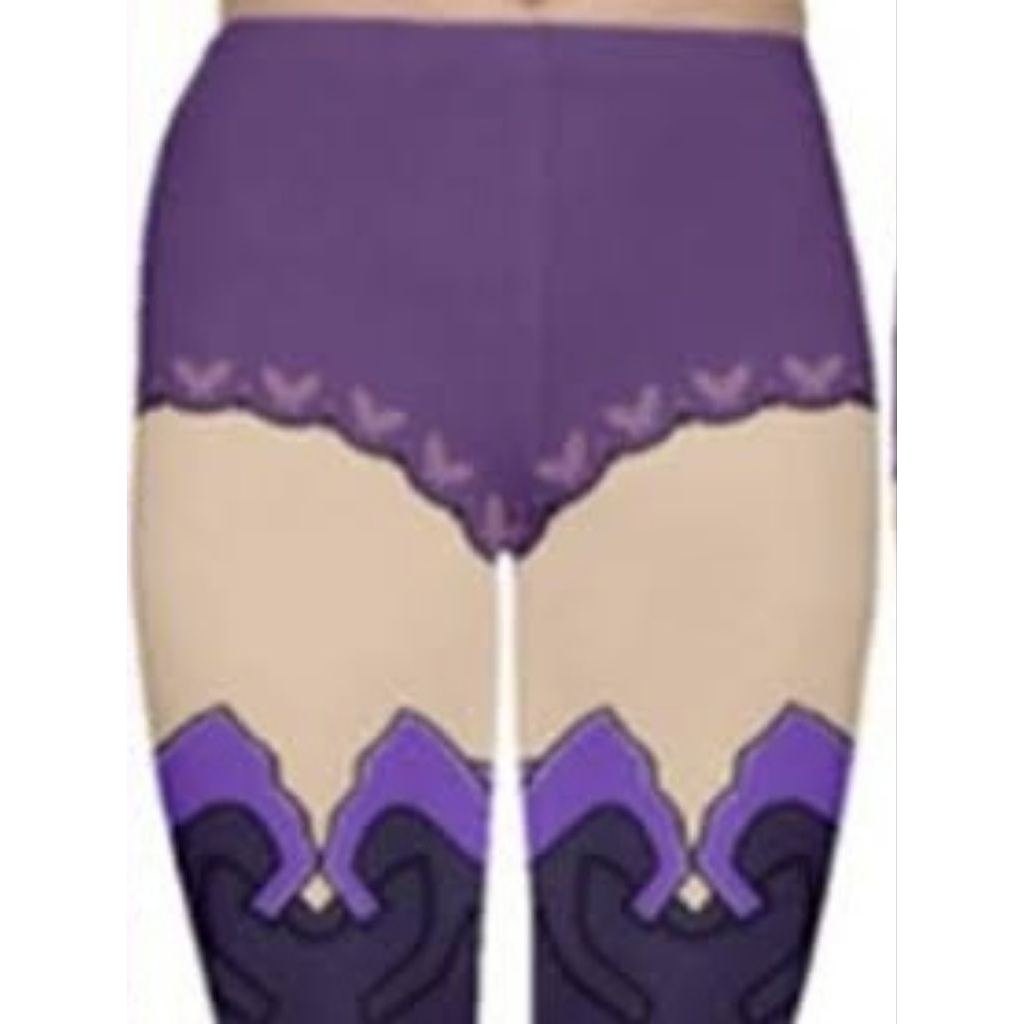 Celana Raiden Shogun - Kostum Cosplay Genshin Impact