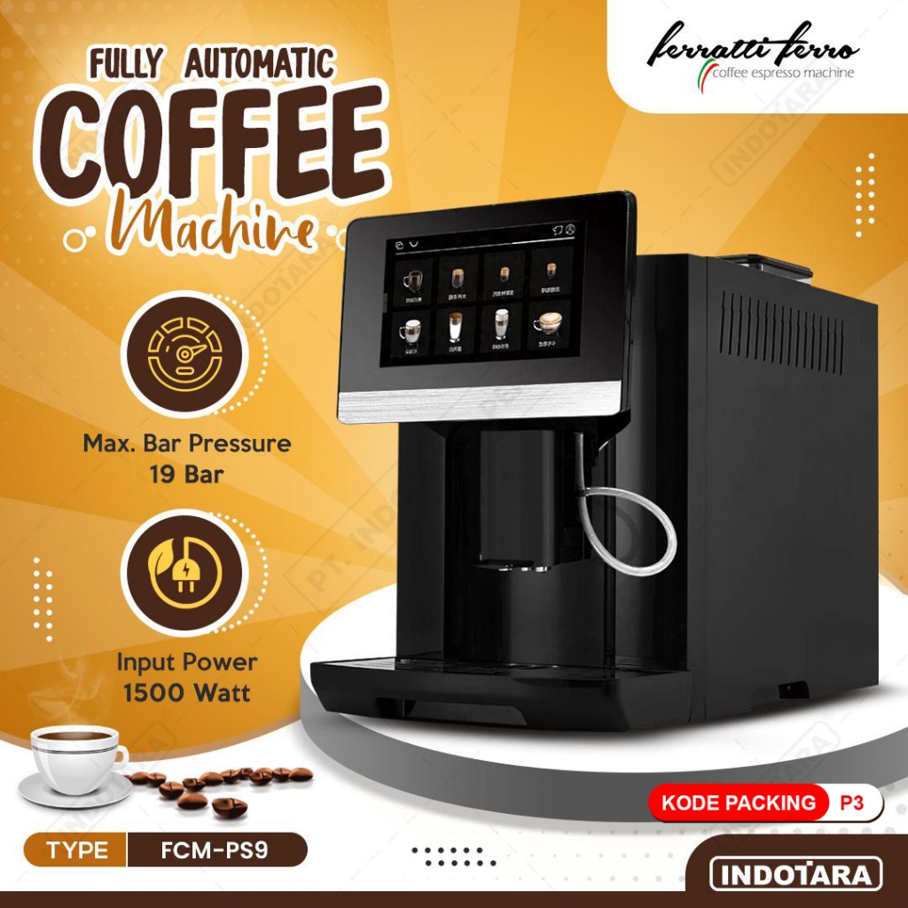 Mesin Kopi Otomatis Ferratti Ferro FCM-PS9
