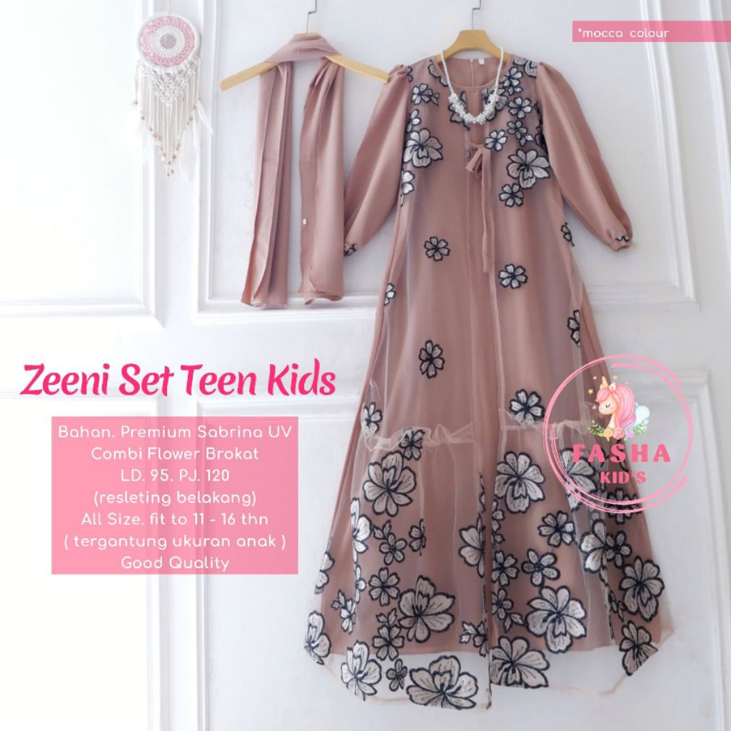 BISA COD GAMIS  //ZEENI SET  // VELOSIA  BY FASHA