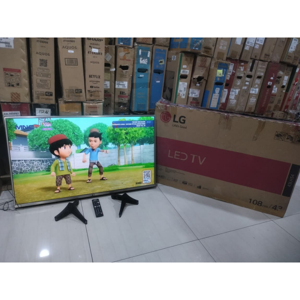 TV LED LG DIGITAL 43 INC DIGITAL TV TANPA STB KONDISI BEKAS MASIH SEGEL (4716R)
