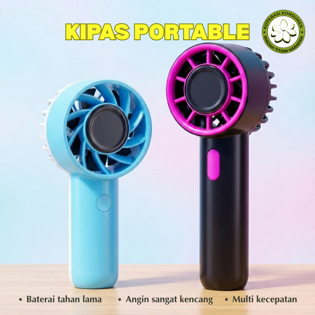 Kipas Angin (Hand Fan) Portable Besar
