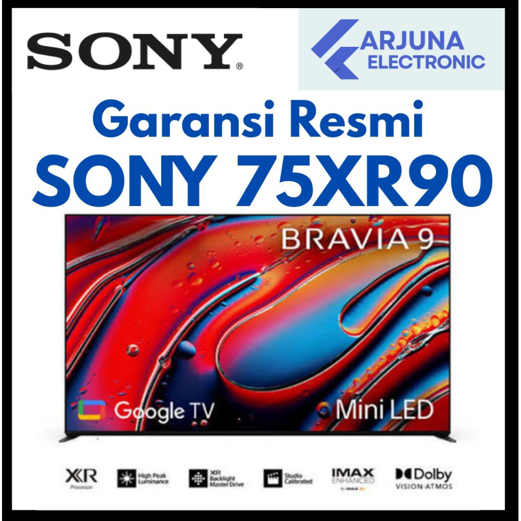 SONY 75XR90 / K-75XR90 4K Google
Tv 75 inch MINI LED