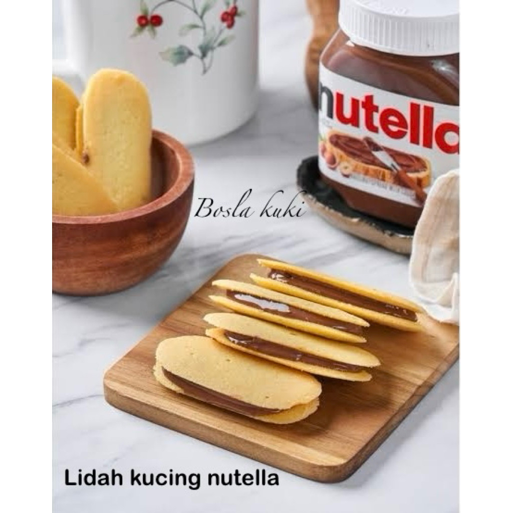 Lidah Kucing Nutella/Lidah Kucing/Lidah Kucing Coklat/Lidah Kucing Original