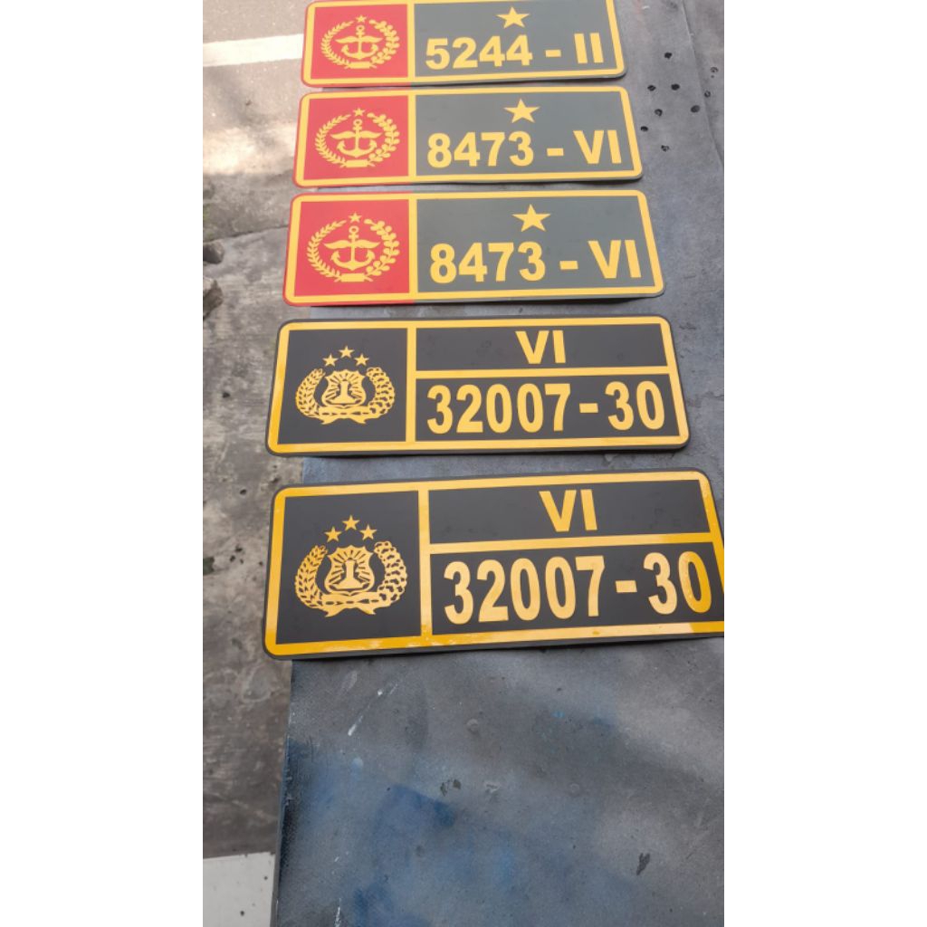 sticker motor TNI-AU, TNI-AD, TNI-AL dan POLRI