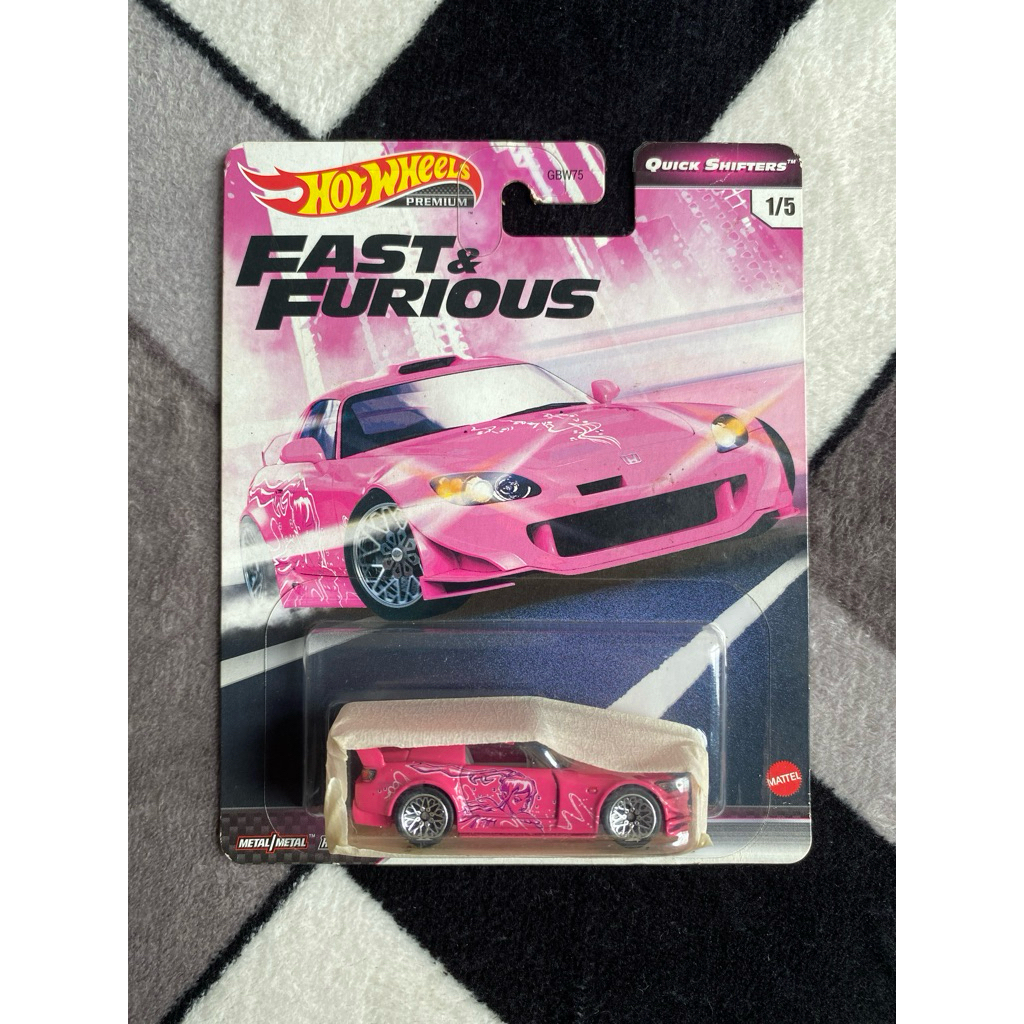 Hotwheels Premium Honda S2000 Suki Pink Fast & Furious FF Quick Shifters