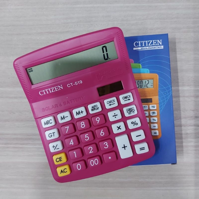 Promo kalkulator / Calculator CITIZEN CT-519 calculator 12 digit Terlarisss