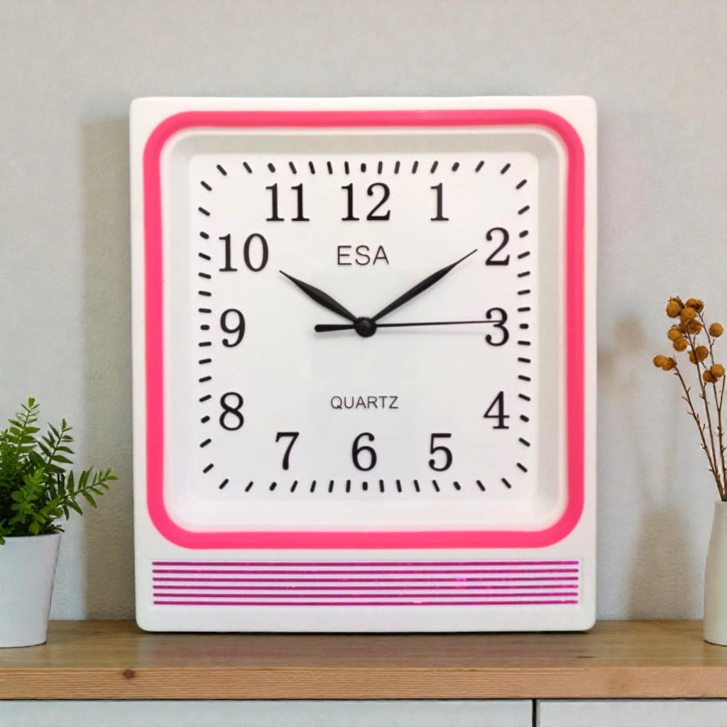 ESA Jam Dinding Vintage Suara Westminster 26cm Bunyi Tiap Jam