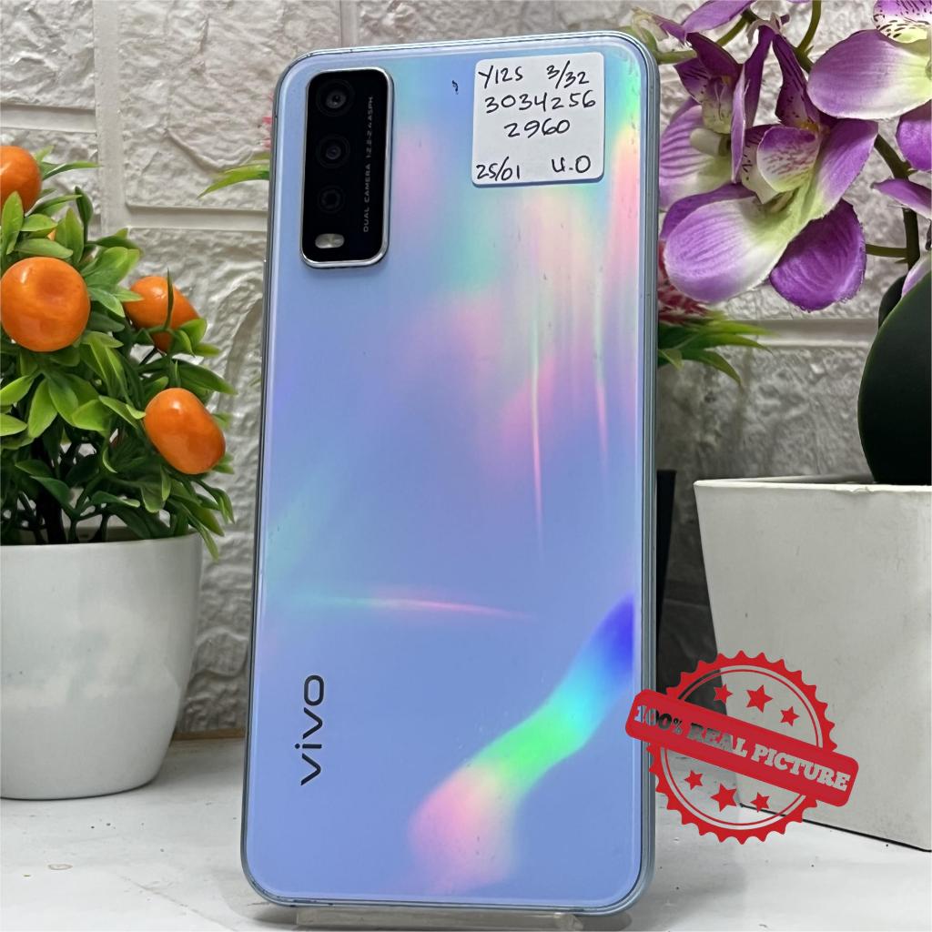 Vivo Y12s 2021 3/32GB Biru Bekas Second Original