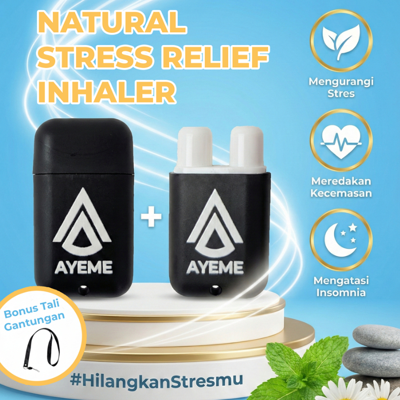 AYEME Inhaler Atasi Stres Anxiety Insomnia Paket 2 Pcs