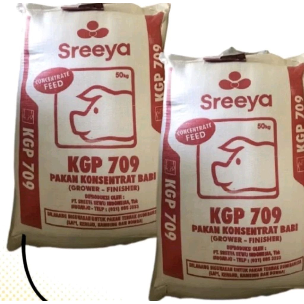 Kgp sreeya 709 konsentrat babi pakan hewan sekilo