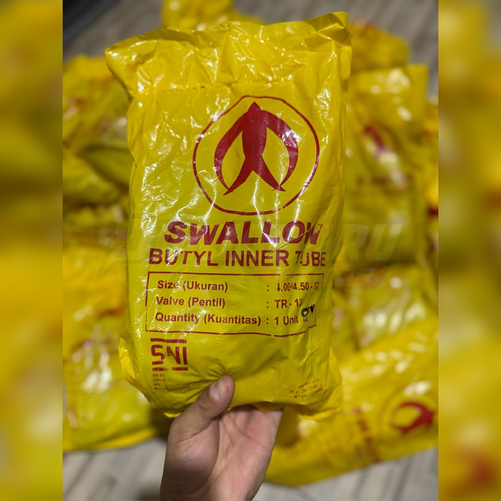 BAN DALAM VIAR 4.00/4.50 - 12 SWALLOW / BAN DALAM MOTOR RODA TIGA VIAR KARYA TOSSA KAISAR NOZOMI