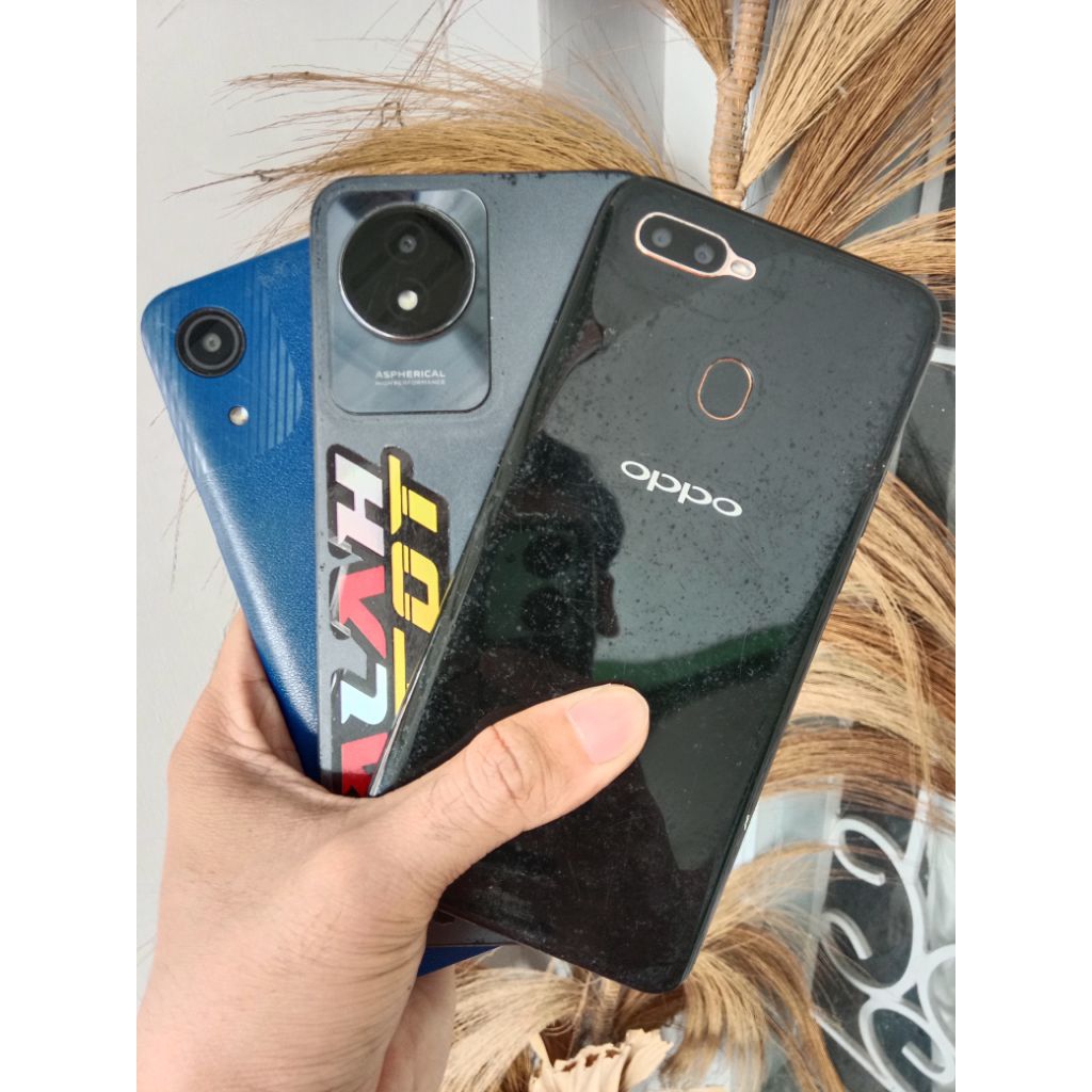 samsung A03, vivo y02, oppo a5s MATI, KANIBAL