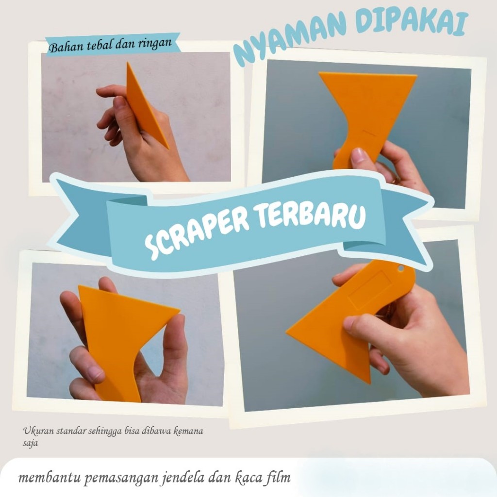 Scraper Stiker Alat Untuk Pasang Stiker Kaca Film Scraper Kape Alat Pemasang Stiker Kaca Film Multif