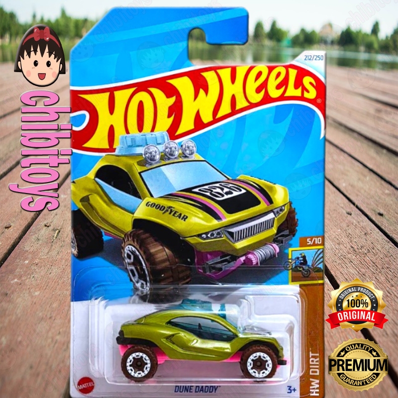 Hot Wheels Dune Daddy Hijau Diecast Mobil Offroad