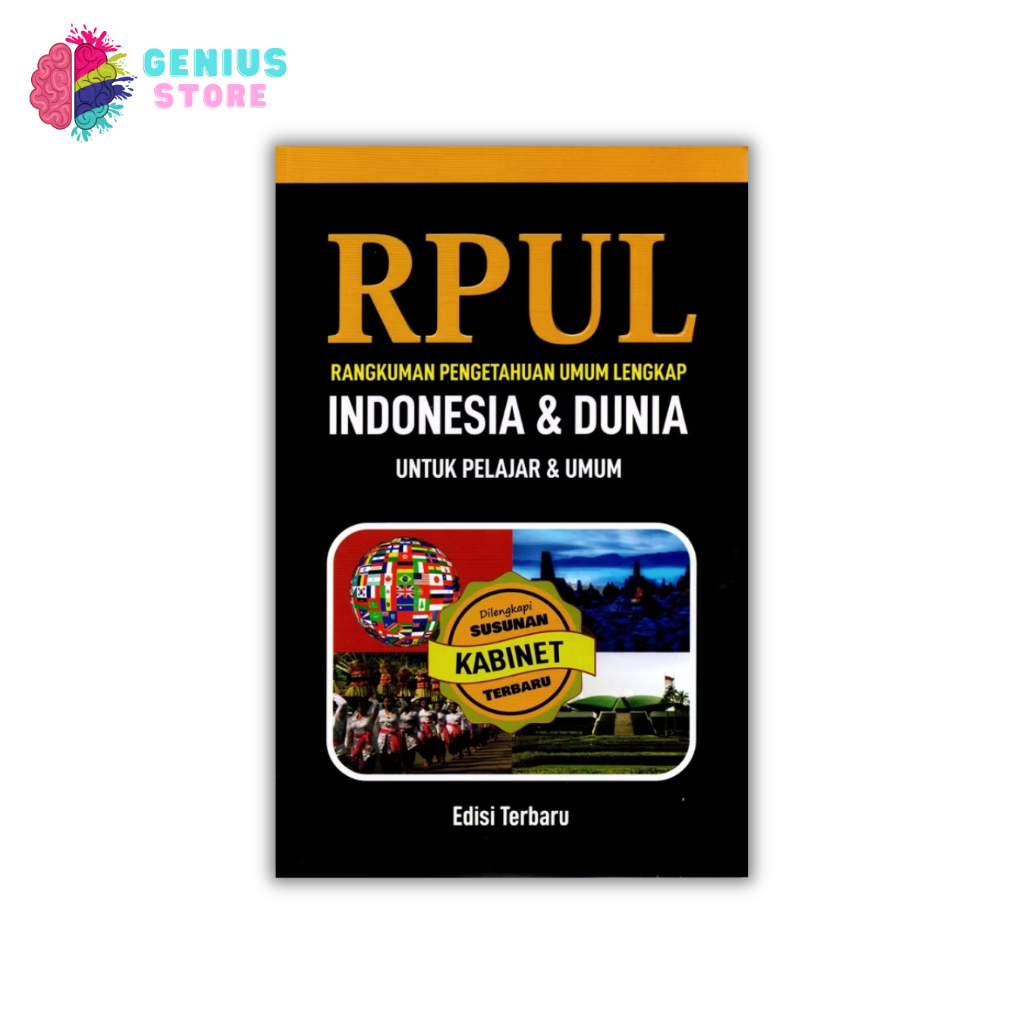 Buku RPUL Indonesia dan Dunia Untuk SD dan Umum dilengkapi Kabinet Terbaru HVS