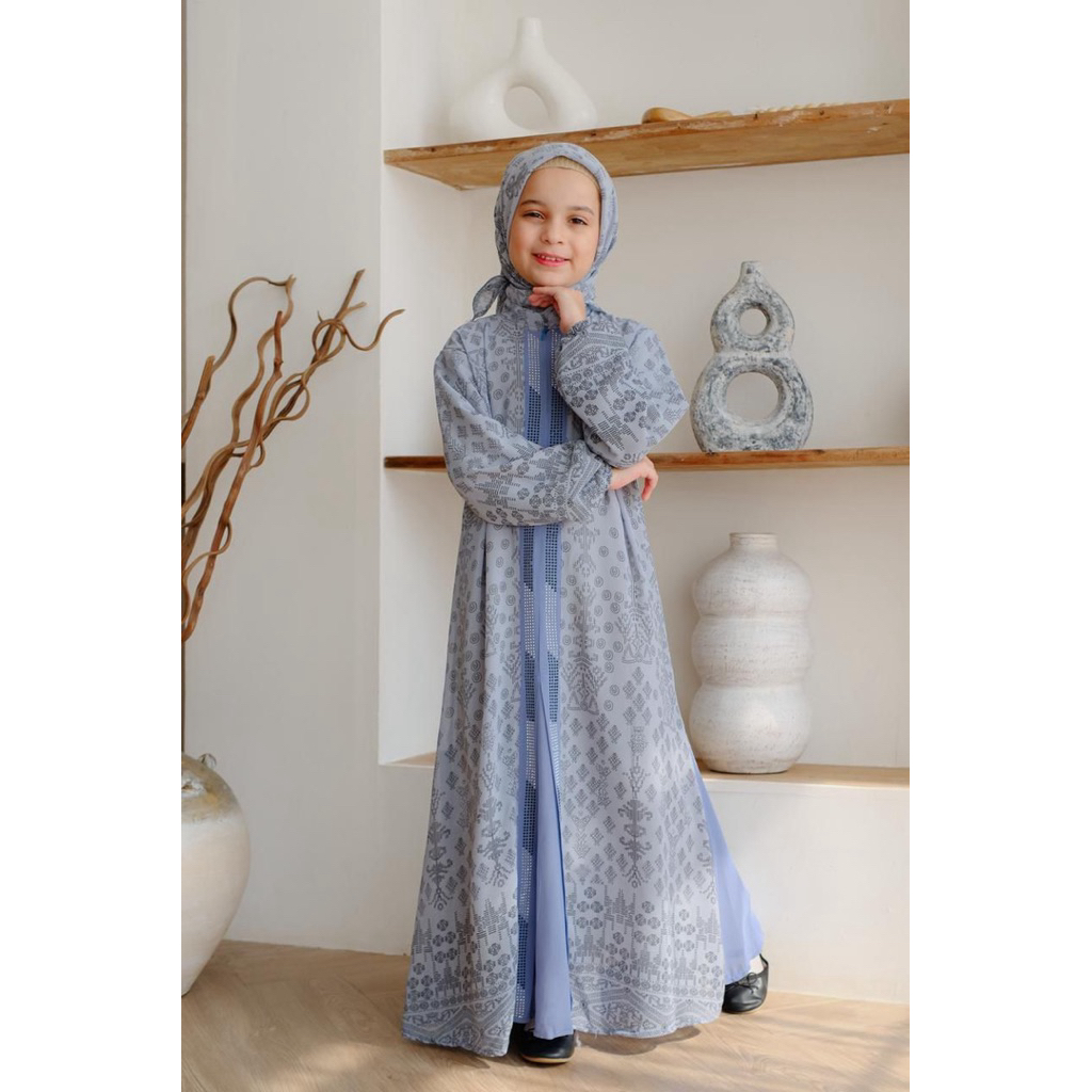 GAMIS ANAK PEREMPUAN BAJU MUSLIM UMROH DRESS HIJAB ANAK PEREMPUAN BAJU MUSLIM ANAK PEREMPUAN - DRESS