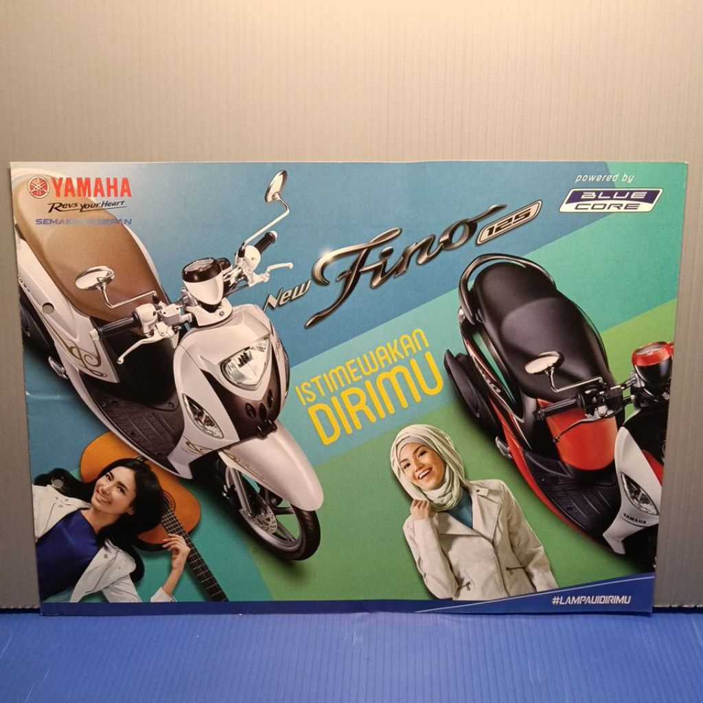 poster brosur leaflet katalog Yamaha fino125