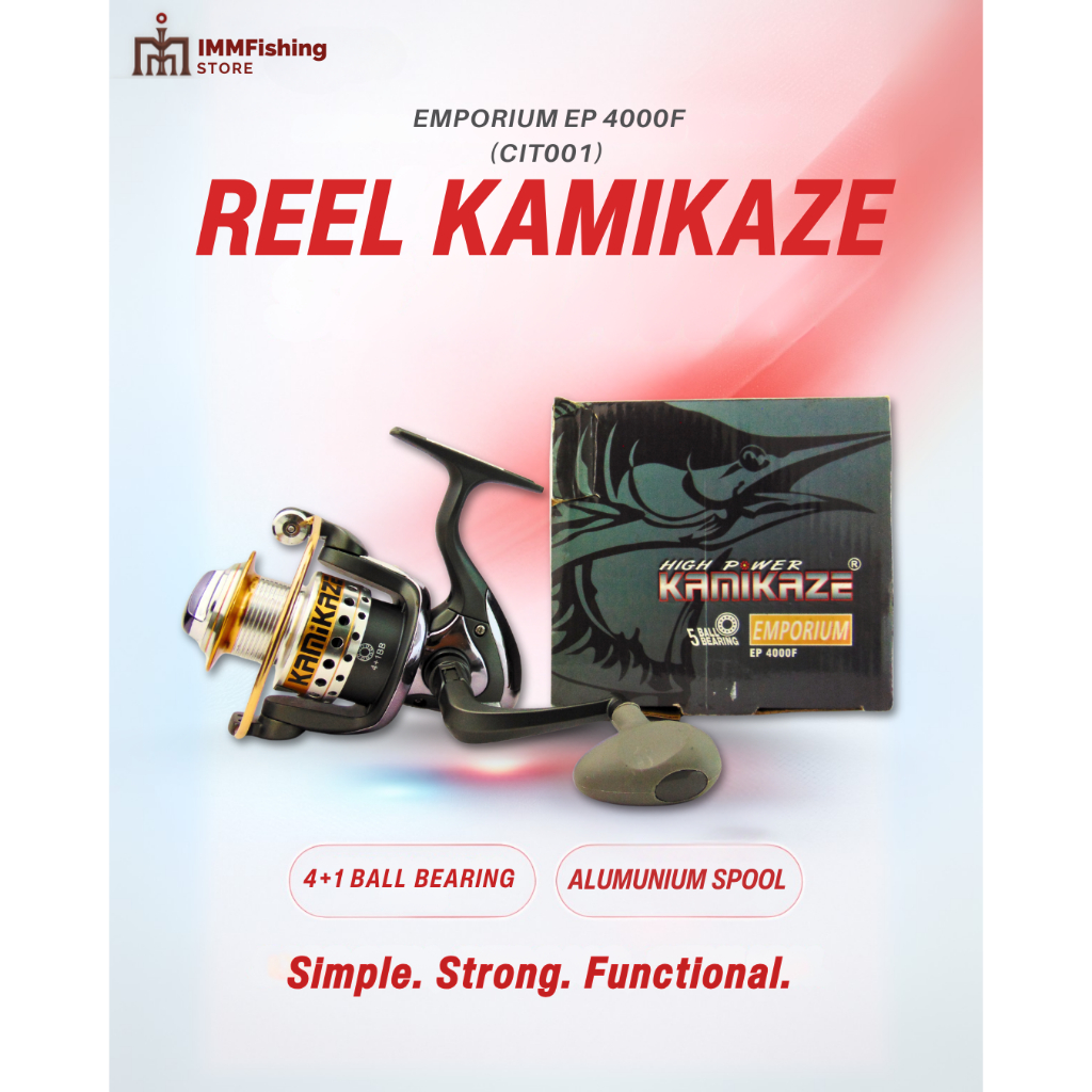 REEL KAMIKAZE EMPORIUM | Alat Gulungan Pancing