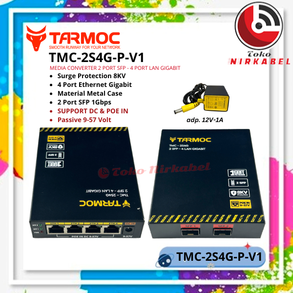 Ethernet Fiber Switch 2 SFP 4 LAN Gigabit | Media Converter FO