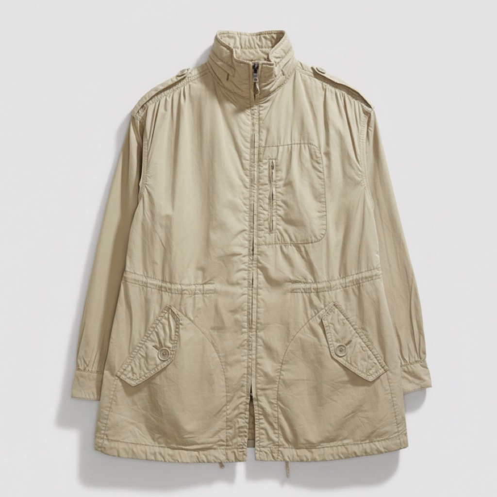 Uniqlo - Field / M-65 Parka Jacket  - Beige - Size M fit L
