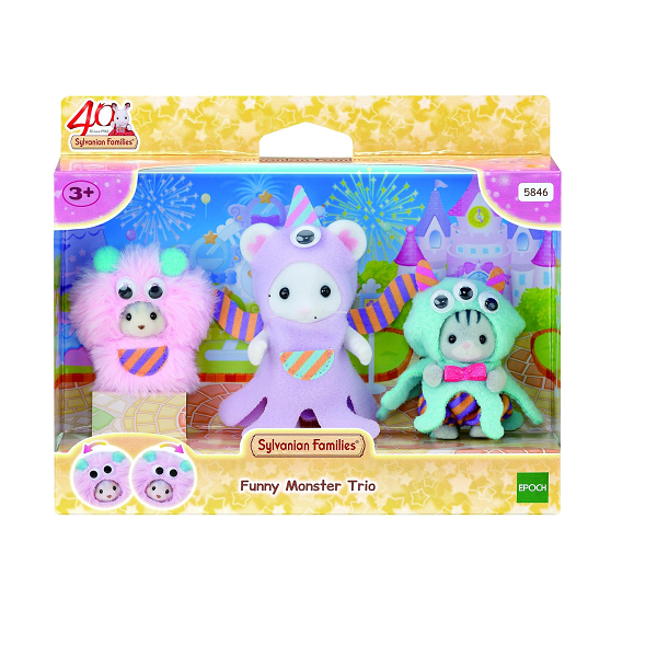Mainan Koleksi Sylvanian Families Funny Monster Trio- - 40th Anniversary Limited products