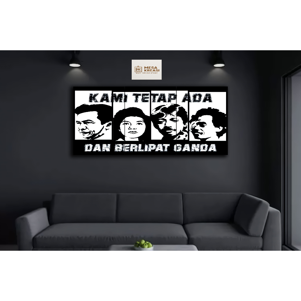 HIASAN DINDING Kamar Poster Kayu AKTIVIS Wall decor