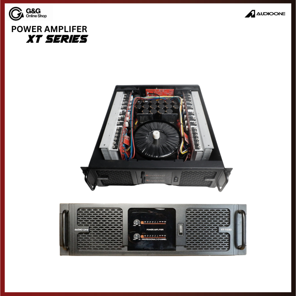 Power Amplifier AUDIO ONE XT Series 2 Channel Class AB | Power Besar | RCA Platinum | Garansi I GNG