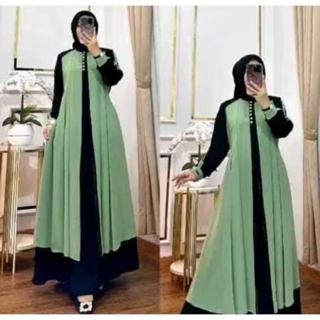 BESTPROMO PROMO GAMIS ZAHRA AUTER GAMIS LEBARAN GAMIS WANITA ELEGAN DAN MODERN