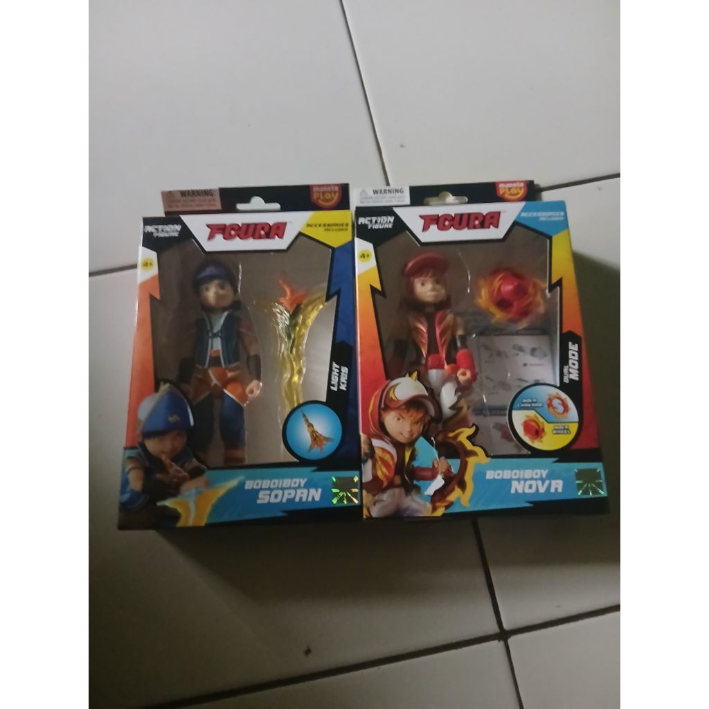 Bundle Action Figure Boboiboy Sopan dan Nova Original Fgura Boboiboy