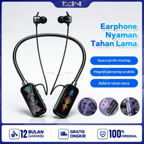 HD Screen Bluetooth 5.4 Headphones Neckband Karaoke Karaoke In-Ear Monitor HiFi Stereo Tahan Air  He