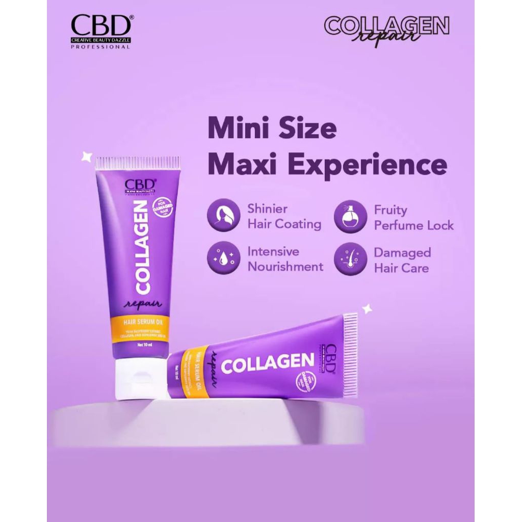 CBD Collagen Repair Hair Serum Oil