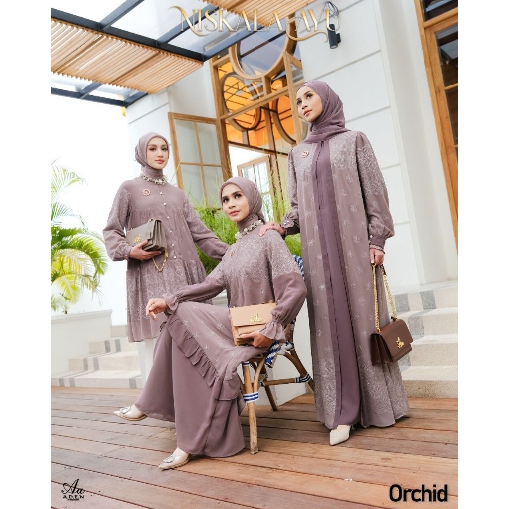 PO‼️[ORDER VIA CHAT-JANGAN CHECK OUT] Gamis & Tunik Perempuan Dewasa Niskala Ayu Dress & Tunik by Ad