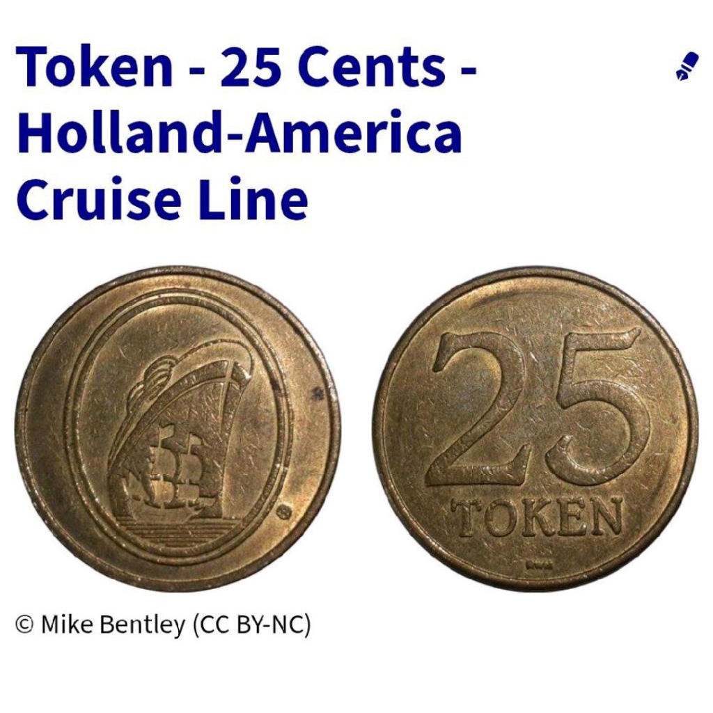 Koin token Kapal Laut America Cruise Line