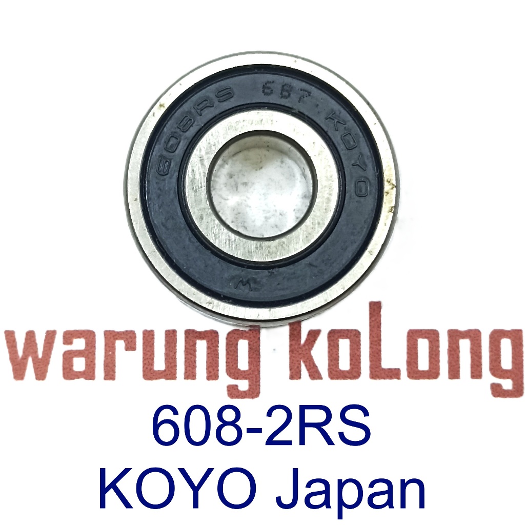 KOYO Japan Bearing 608-2RS laker laher RS 608 2RS Jepang 8x22x7 mm
