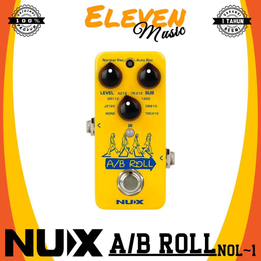 NUX A/B Roll Octave and Loop Pedal Octave Pedal with Looper Original Nux NOL-1