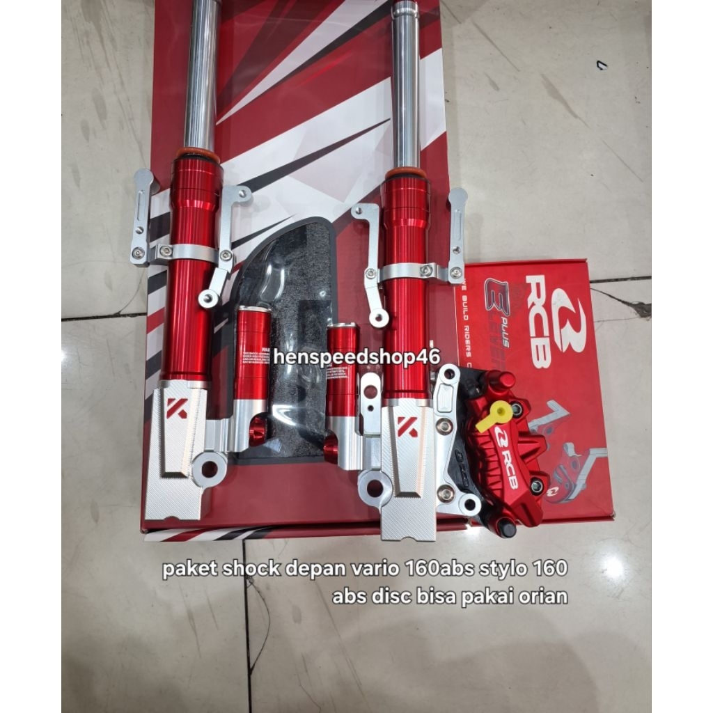 paket shock depan kyta kaliper 2 piston rcb s26 e series 2 piston vario 160 abs stylo 160 abs