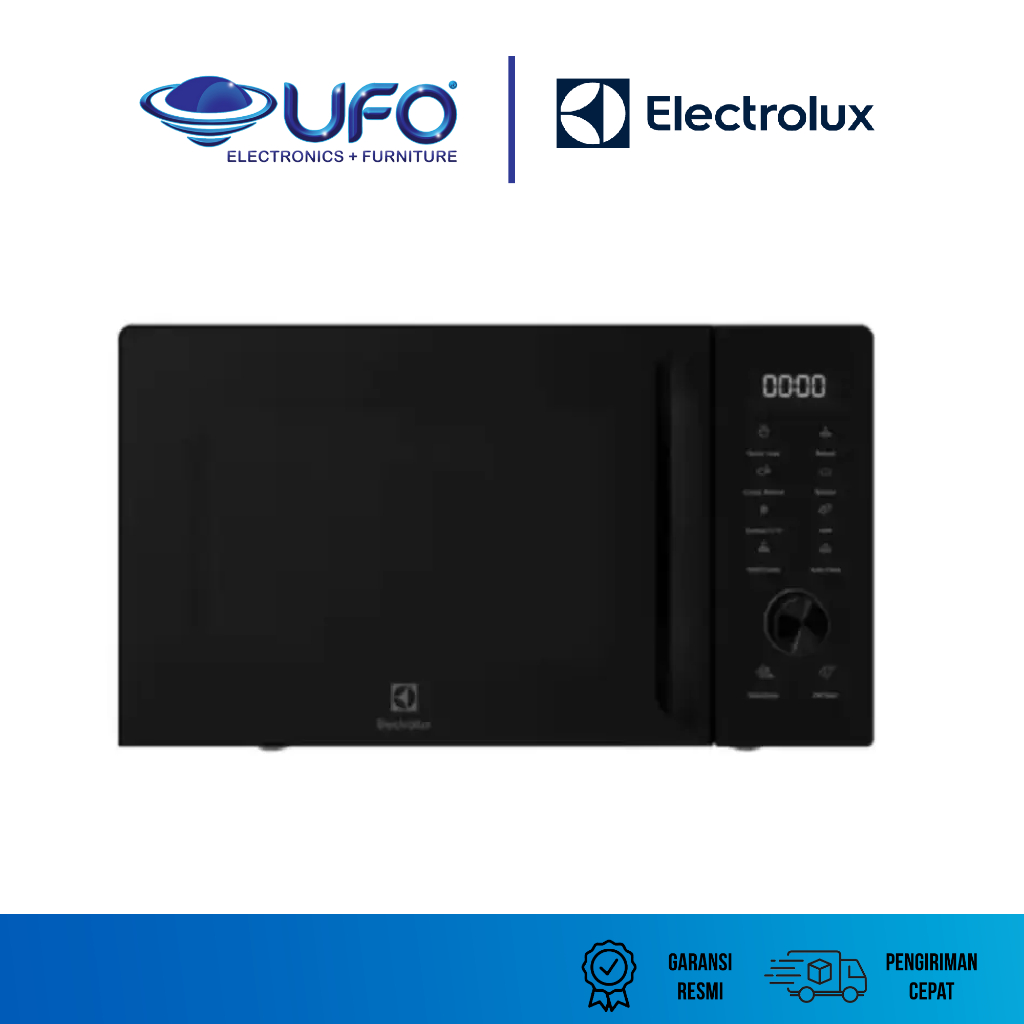 Microwave Oven Grill Electrolux 20L EMG20D22B 800W 1000W 10 Program Digital Hitam