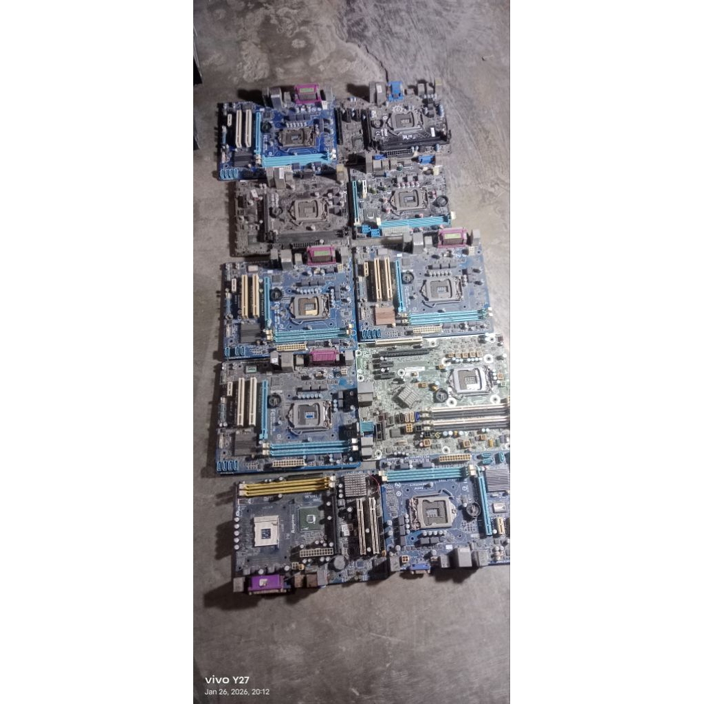 mobo pc bekas untuk bahan