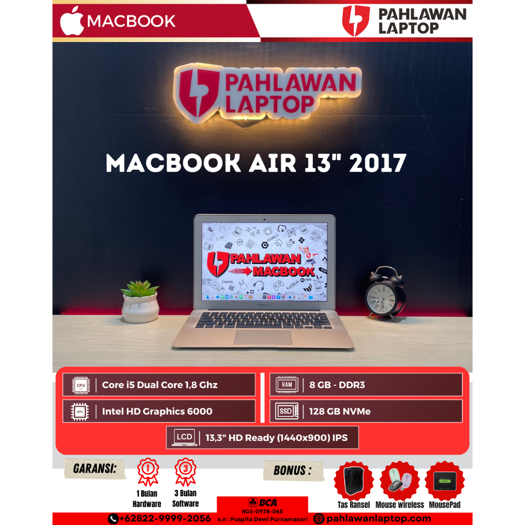 MacBook Air 13" 2017 Intel Core i5/8/128-256