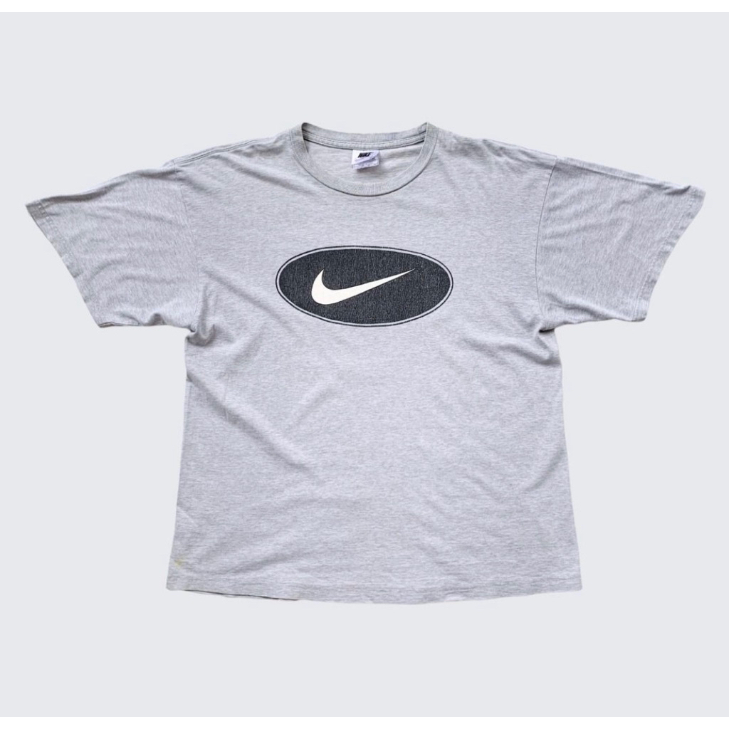 vtg nike oval grey tee linkco crsl tokoyoe