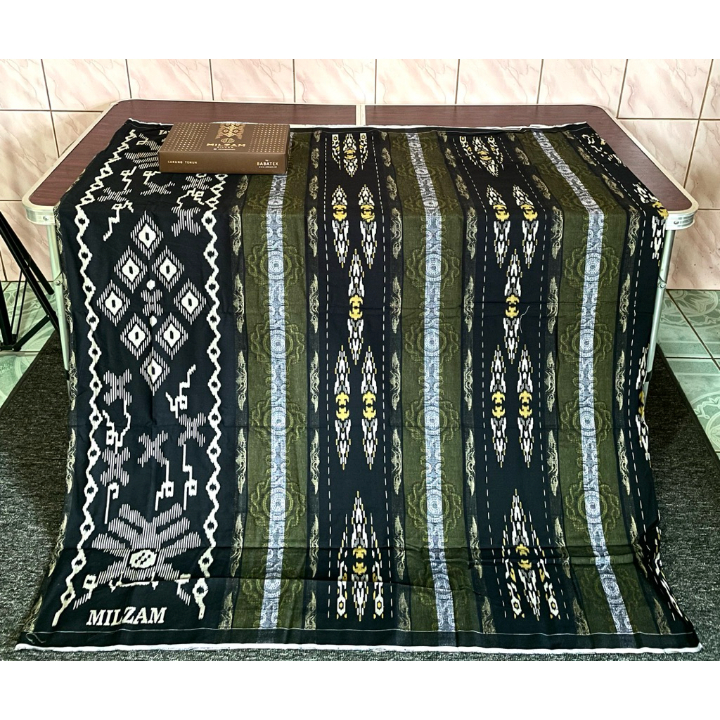 sarung milzam silver songket jaguar